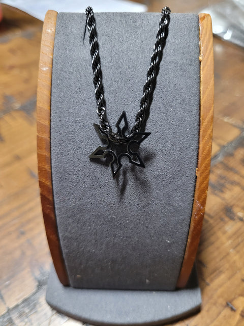 Ninja Star Pendant & Chain