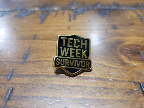 Tech Week Survivor Pin