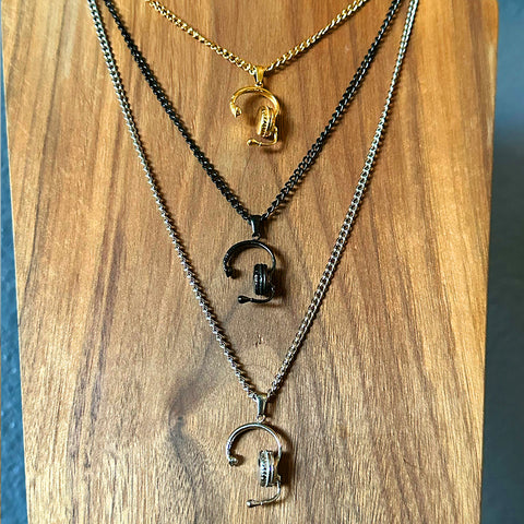 Headset Pendant with Chain