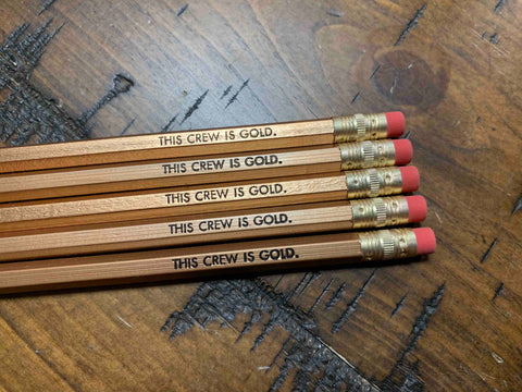 Ninja Gold Pencil Set