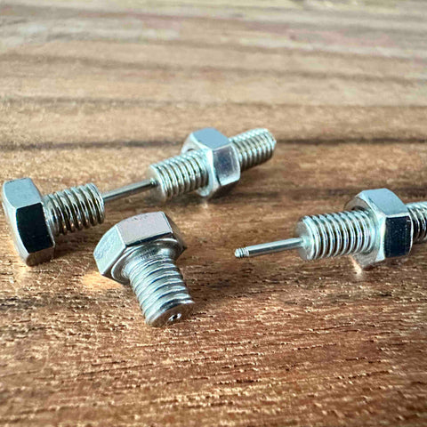 Hex Bolt Earrings
