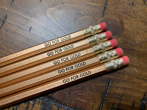 Ninja Gold Pencil Set