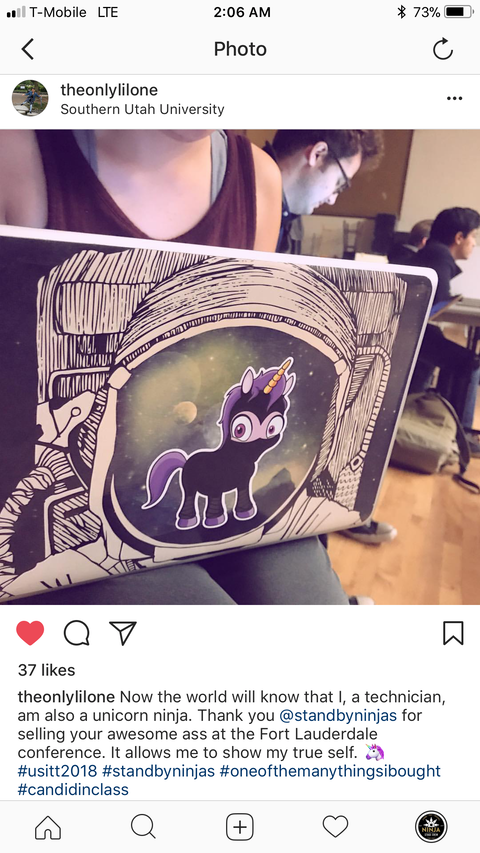 stageninjas - Unicorninja Sticker