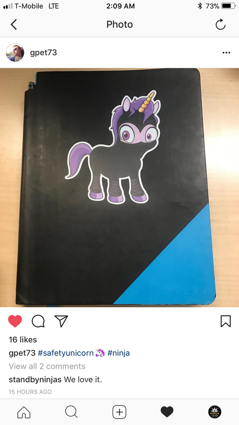 stageninjas - Unicorninja Sticker