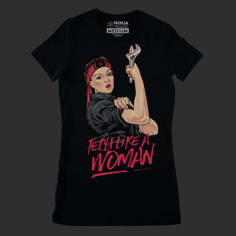 stageninjas - Tech Like a Woman Tee