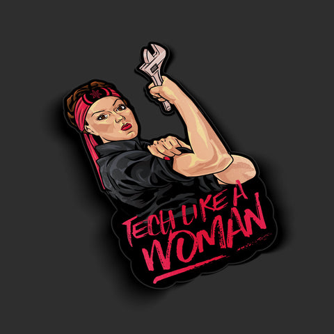 stageninjas - Tech Like a Woman Sticker